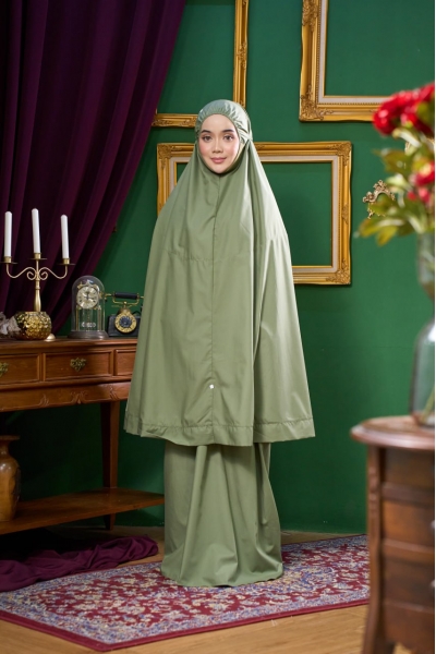 Telekung Layla Olive